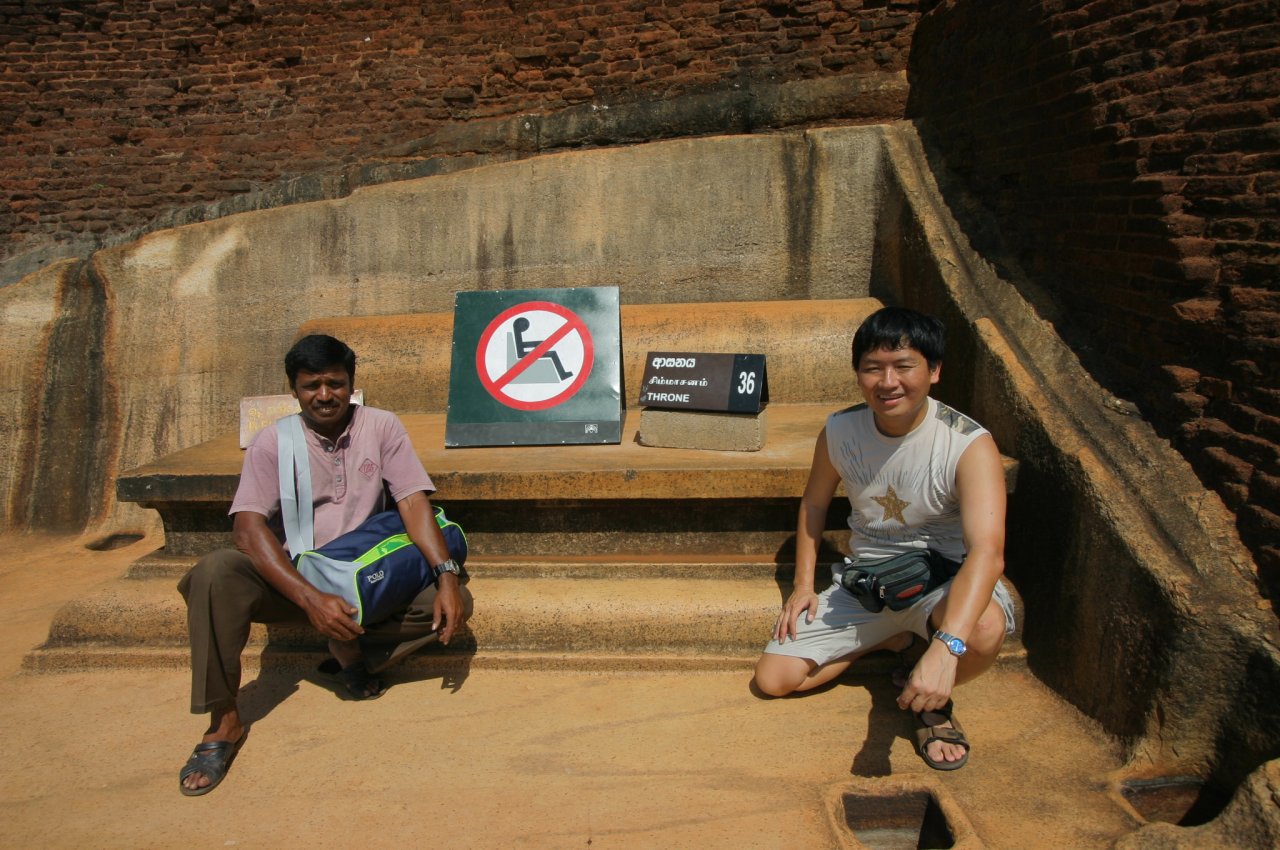 Ancient wall murals at Sigiriya, Sri Lanka