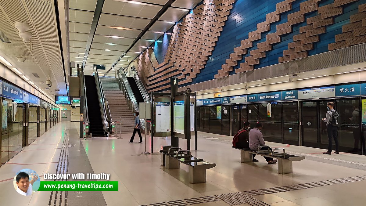 Sixth Avenue MRT Station, Singapore