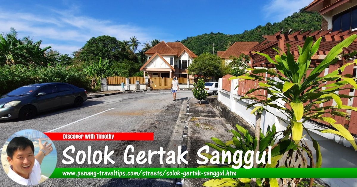 Solok Gertak Sanggul, Penang