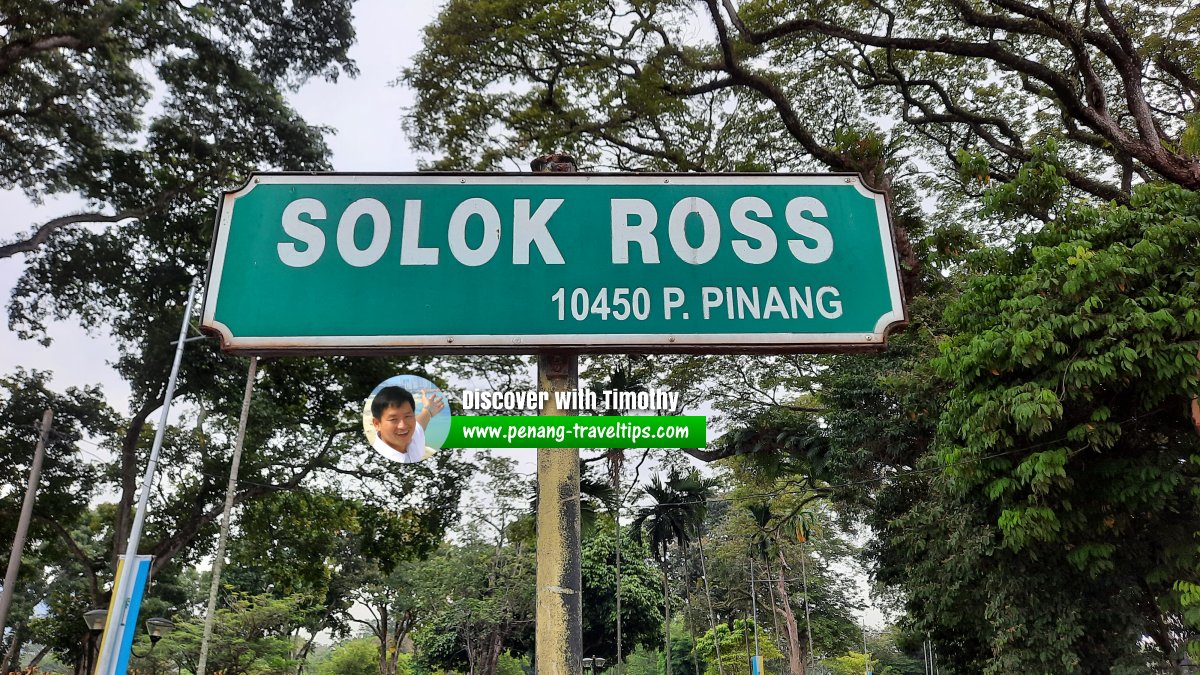 Solok Ross roadsign