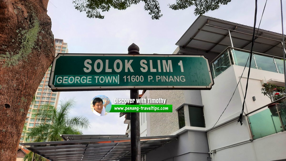 Solok Slim 1 roadsign