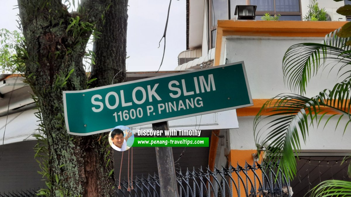 Solok Slim roadsign