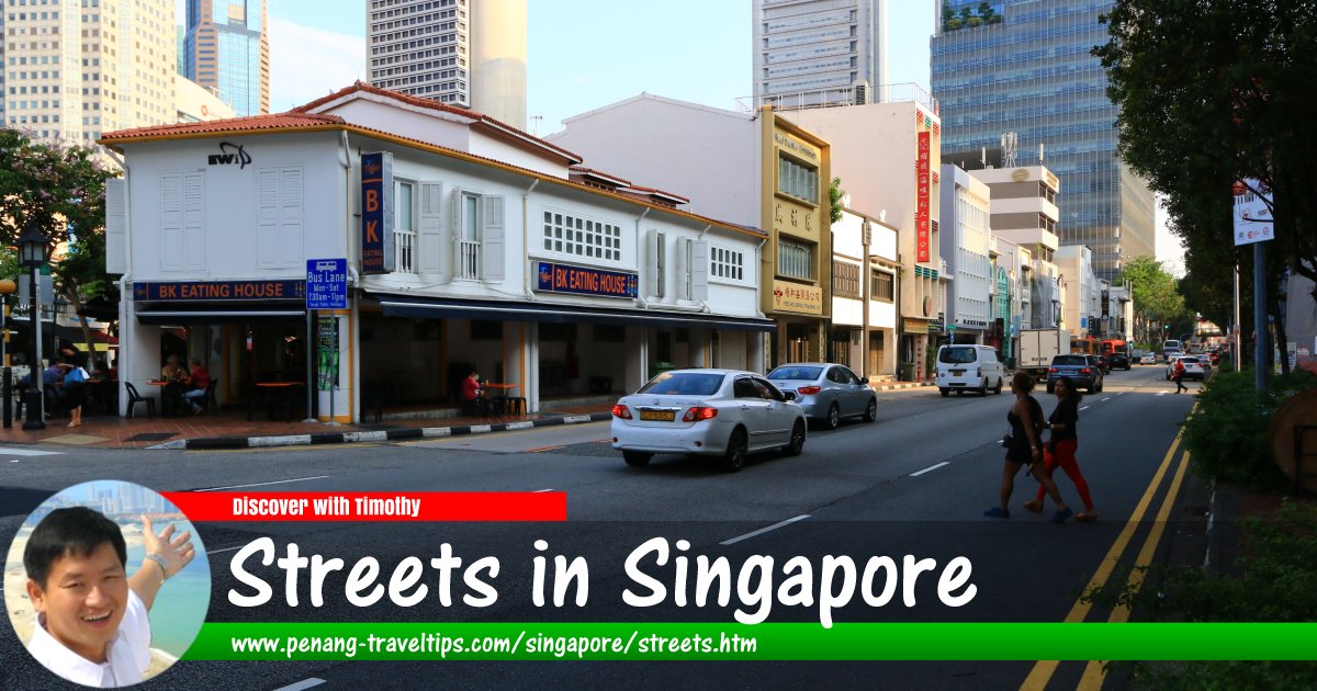Streets in Singapore