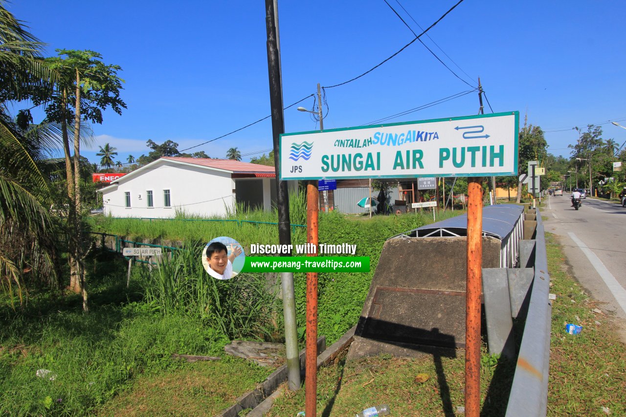 Sungai Air Putih signage