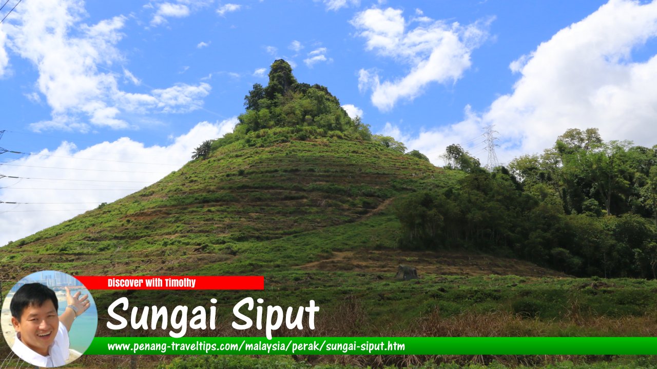 View of Lion Hill in Sungai Siput, Perak