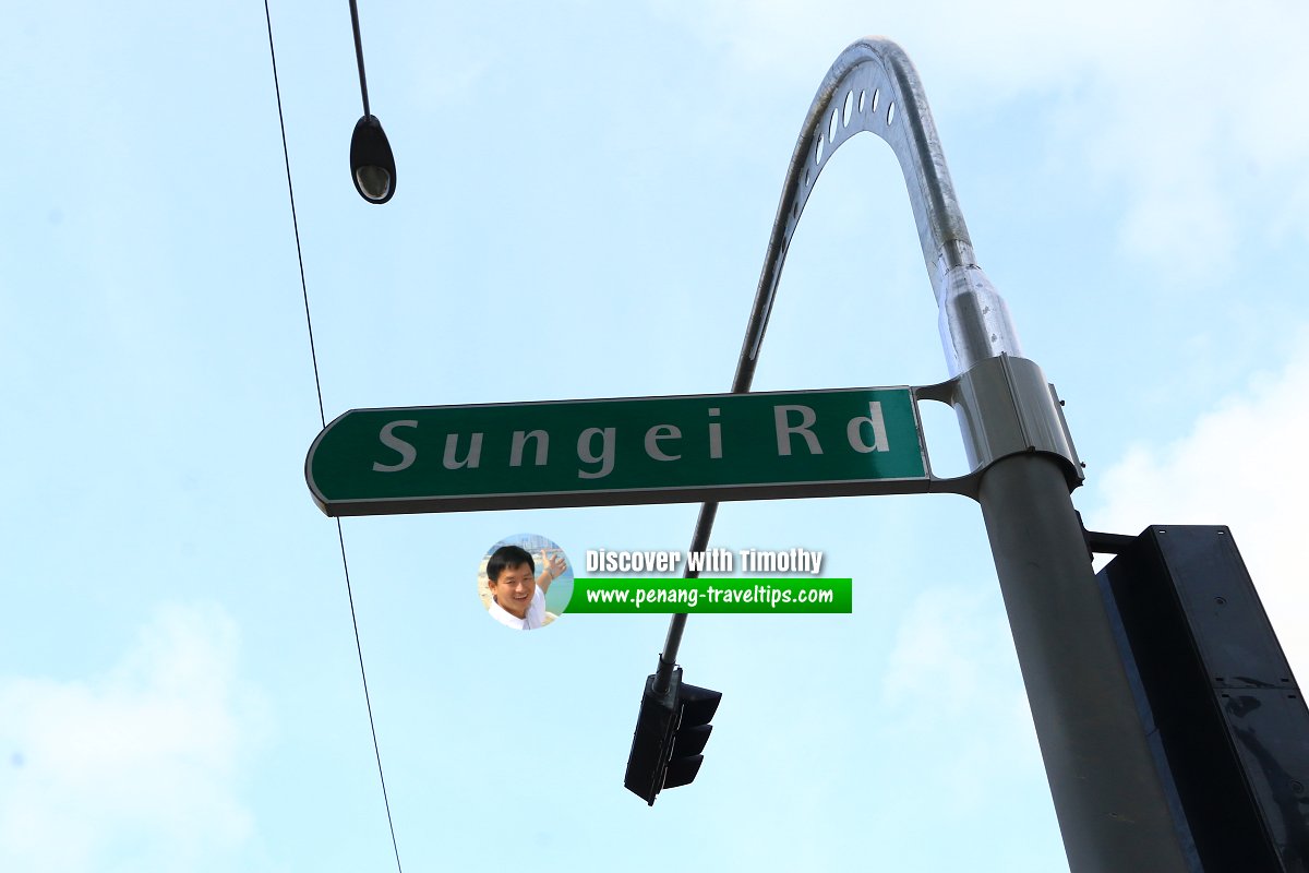 Sungei Road roadsign
