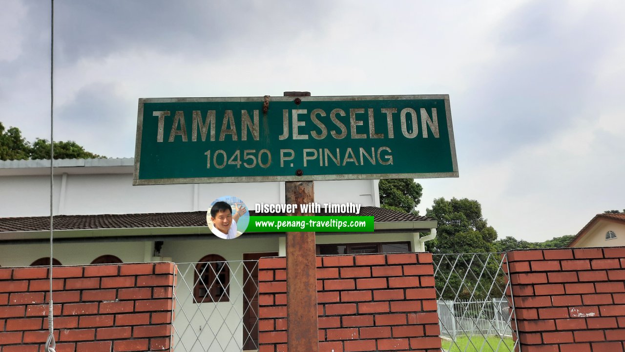 Taman Jesselton roadsign