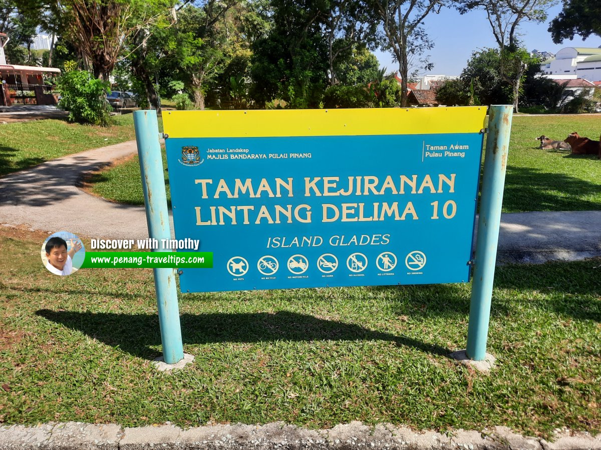 Taman Kejiranan Lintang Delima 10 signage