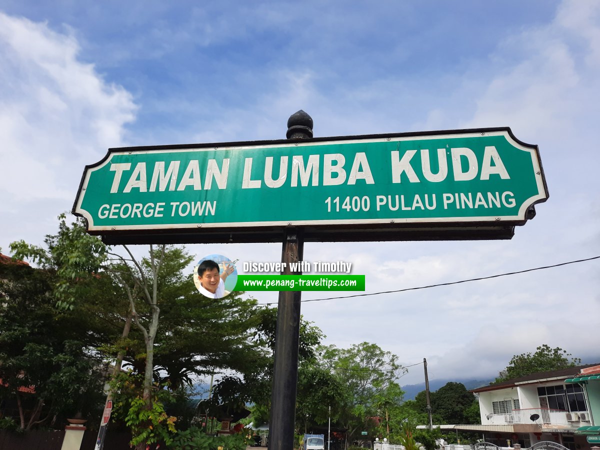 Taman Lumba Kuda roadsign