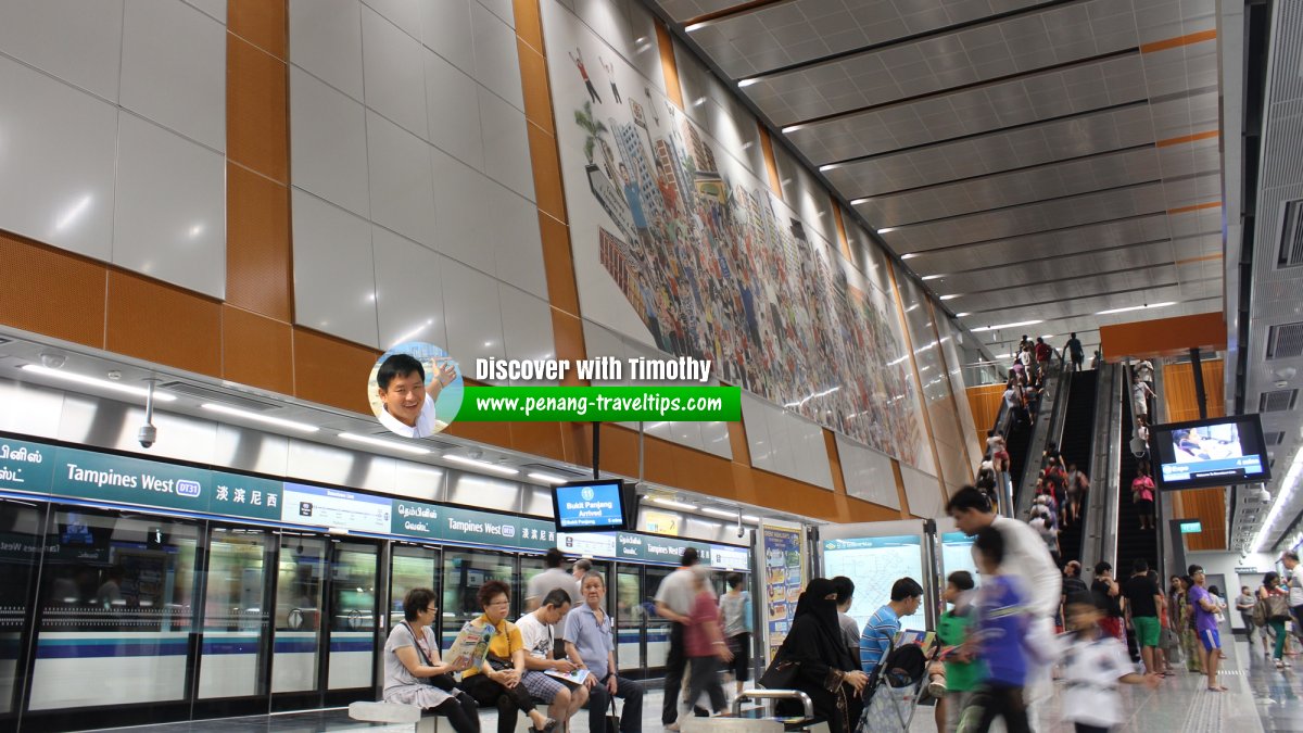 Tampines West MRT Station, Singapore