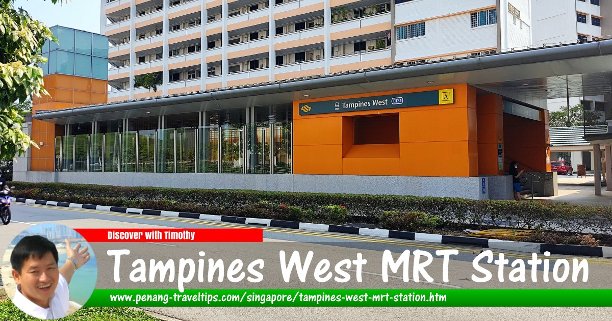 Tampines West MRT Station, Singapore