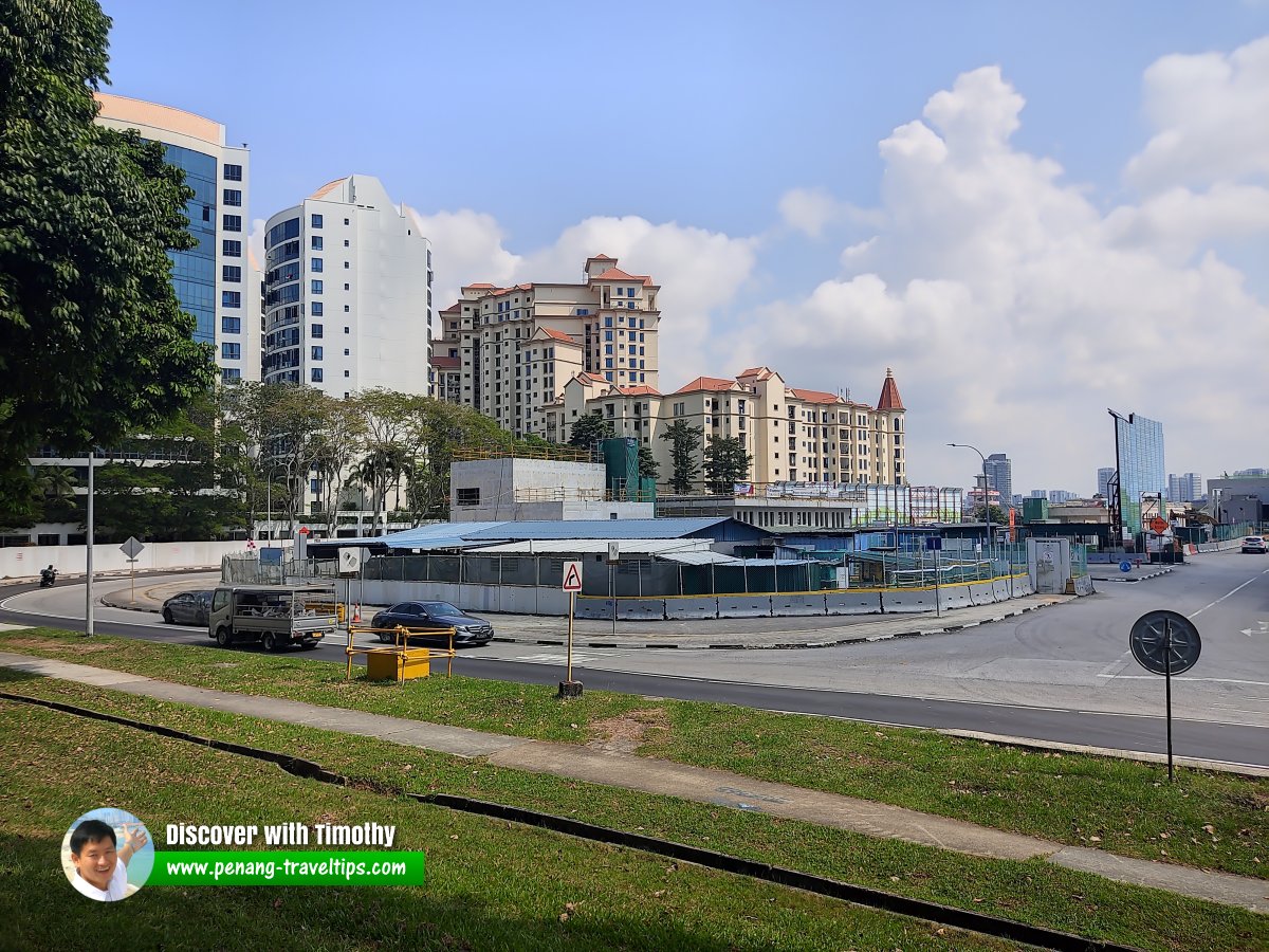 Tanjong Rhu MRT Station under construction