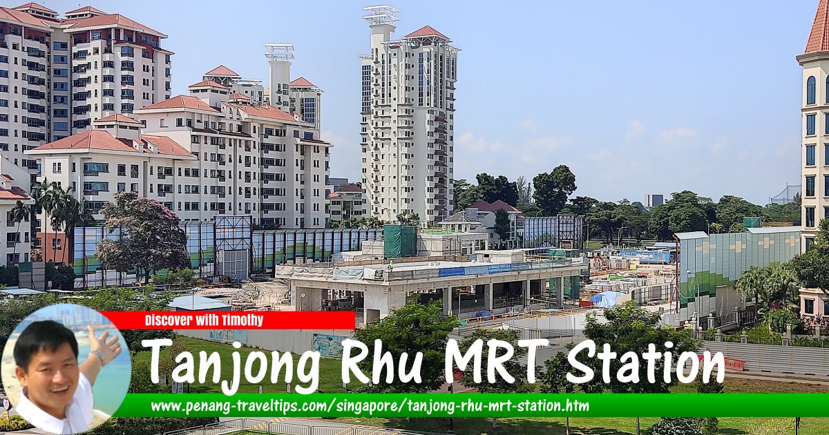 Tanjong Rhu MRT Station under construction