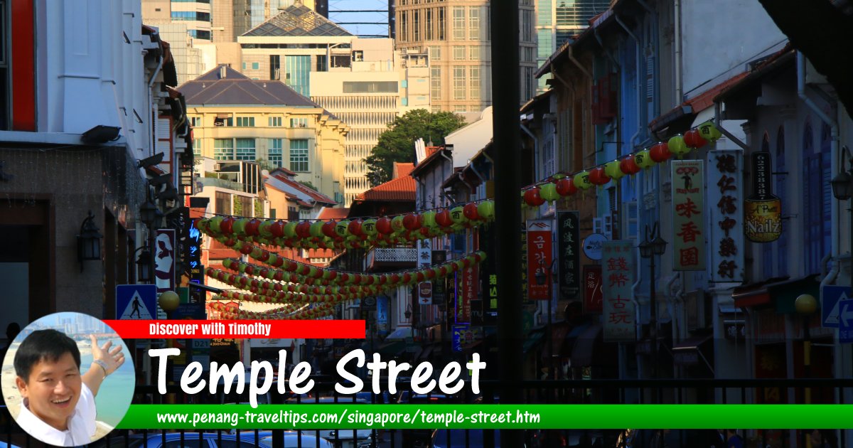 Temple Street, Singapore