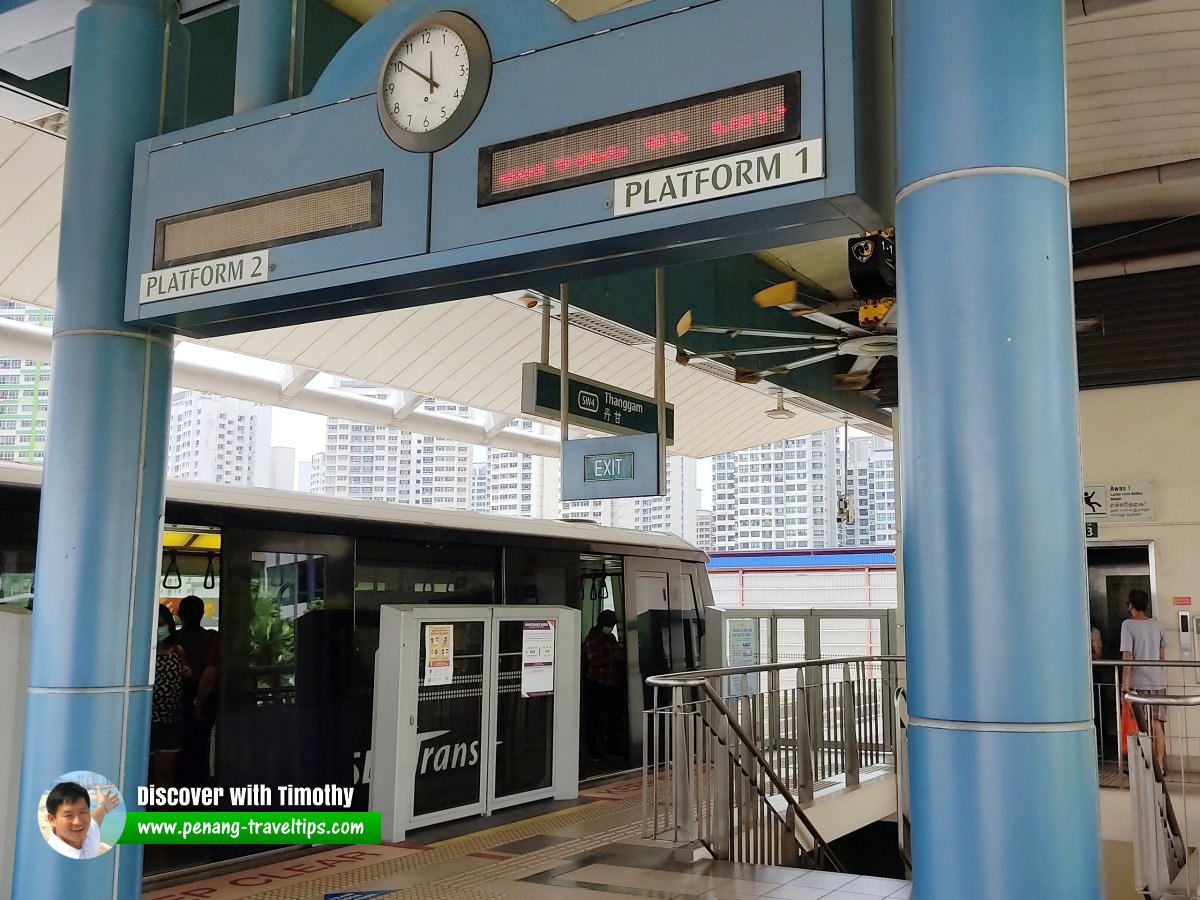 Thanggam LRT Station, Singapore