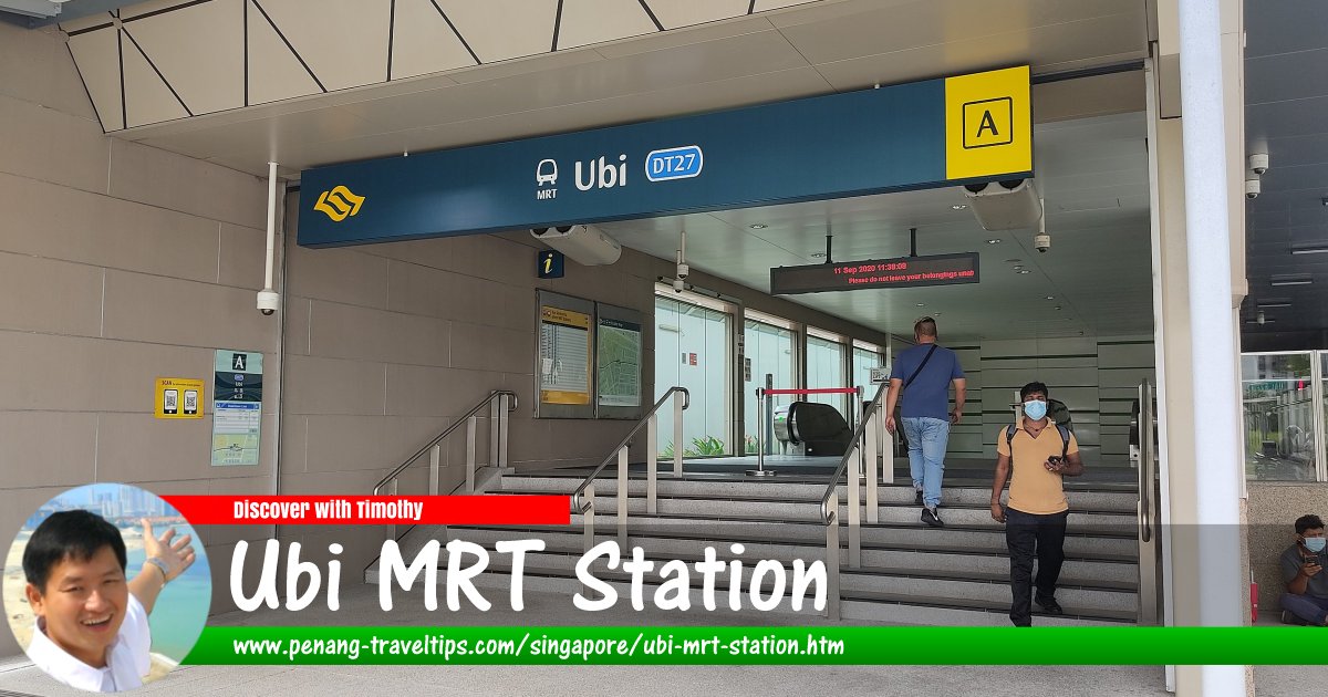 Ubi MRT Station, Singapore