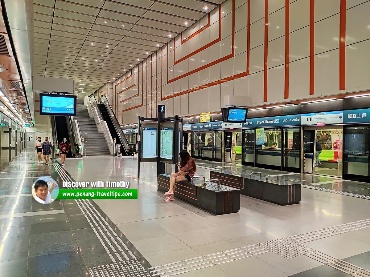 Upper Changi MRT Station, Singapore