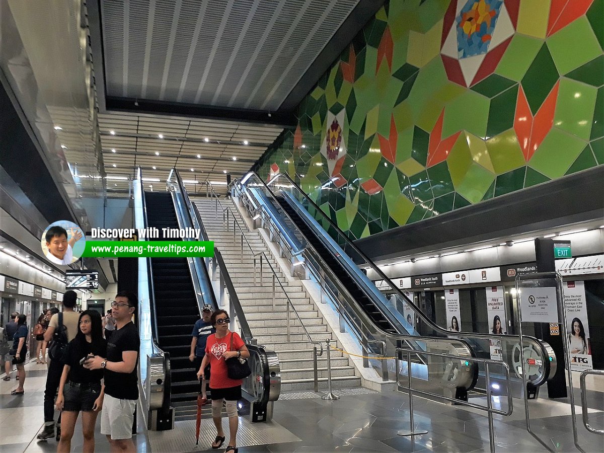 Woodlands South MRT Station, Singapore