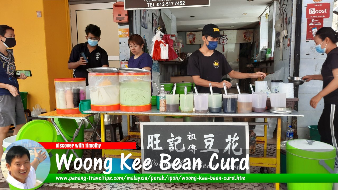Woong Kee Bean Curd, Jalan Ali Pitchay, Ipoh