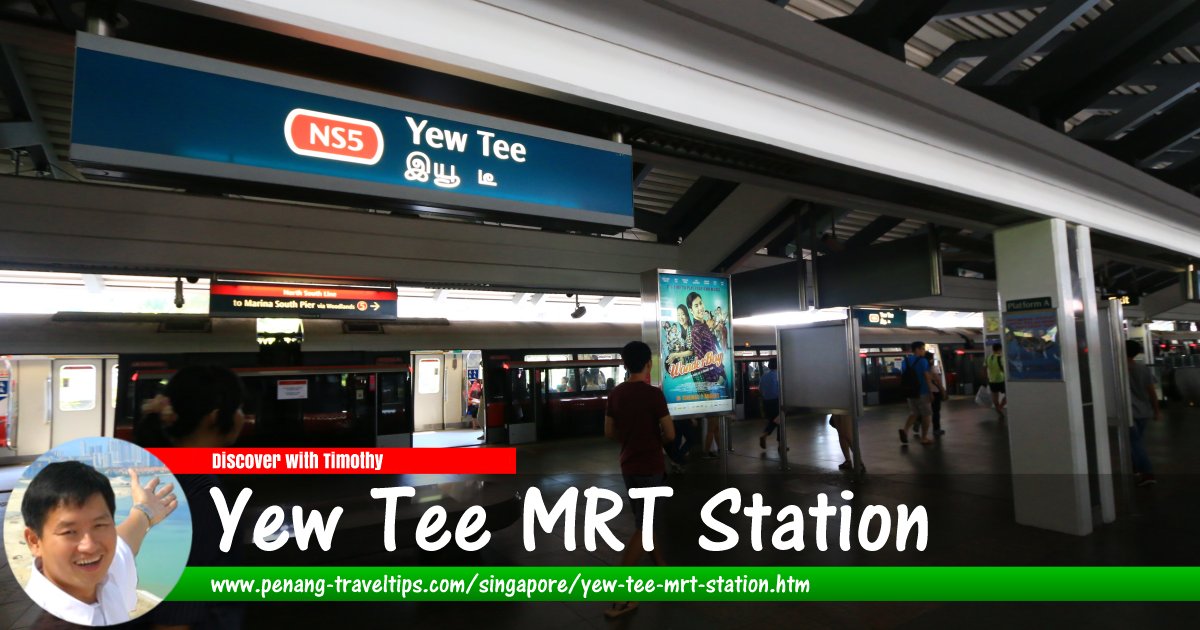 Yew Tee MRT Station, Singapore