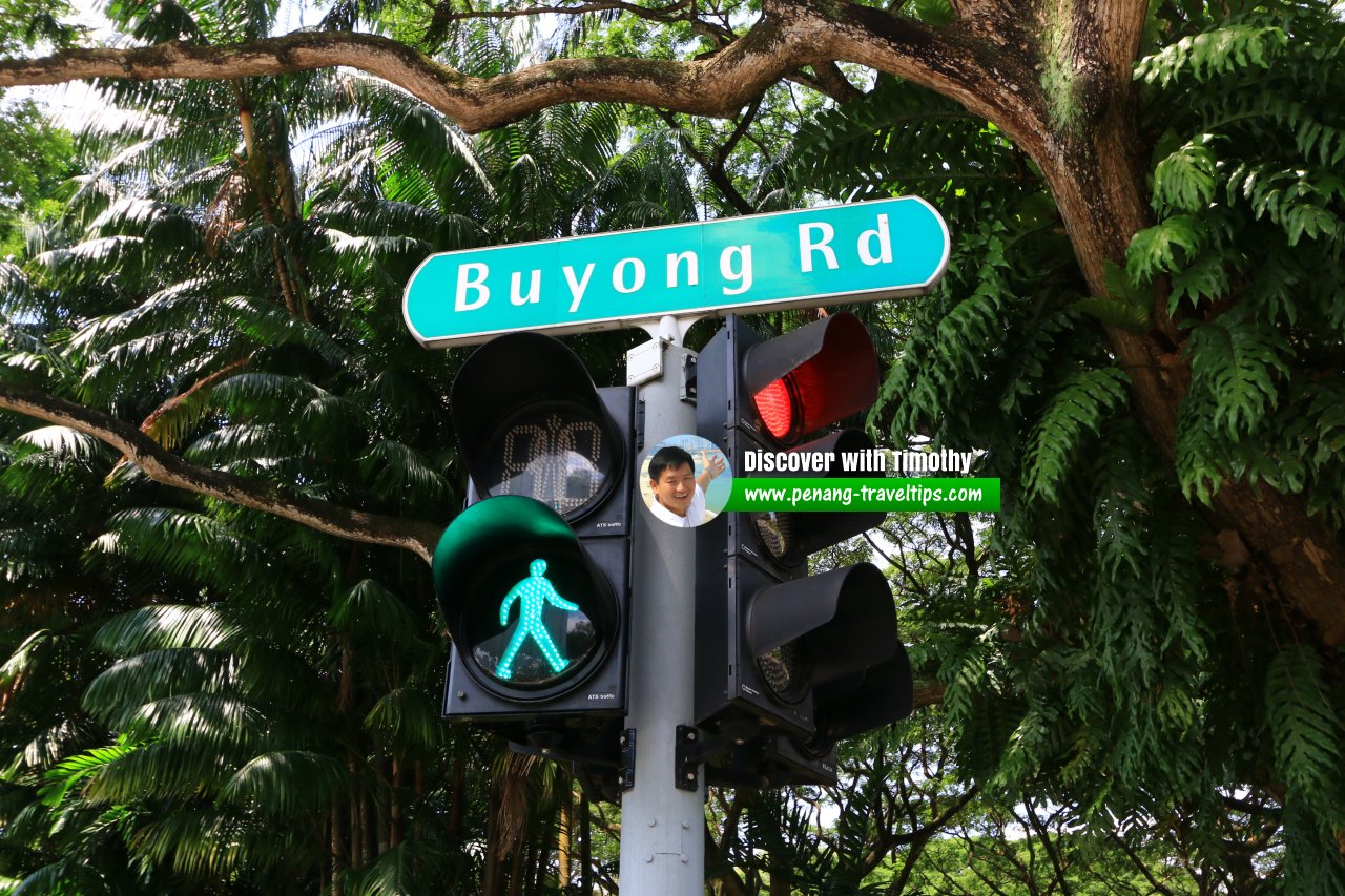 Buyong Road roadsign