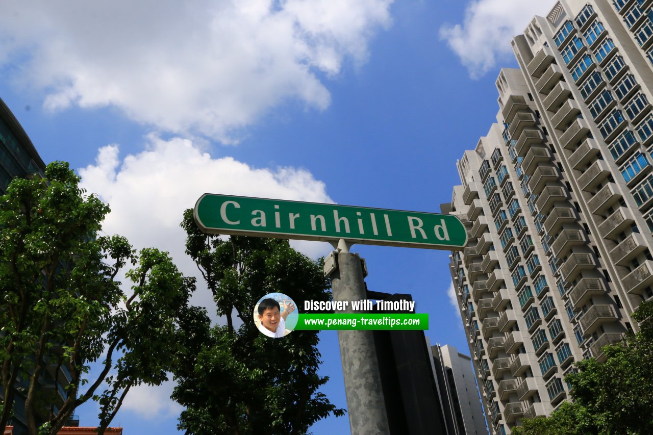 Cairnhill Road roadsign