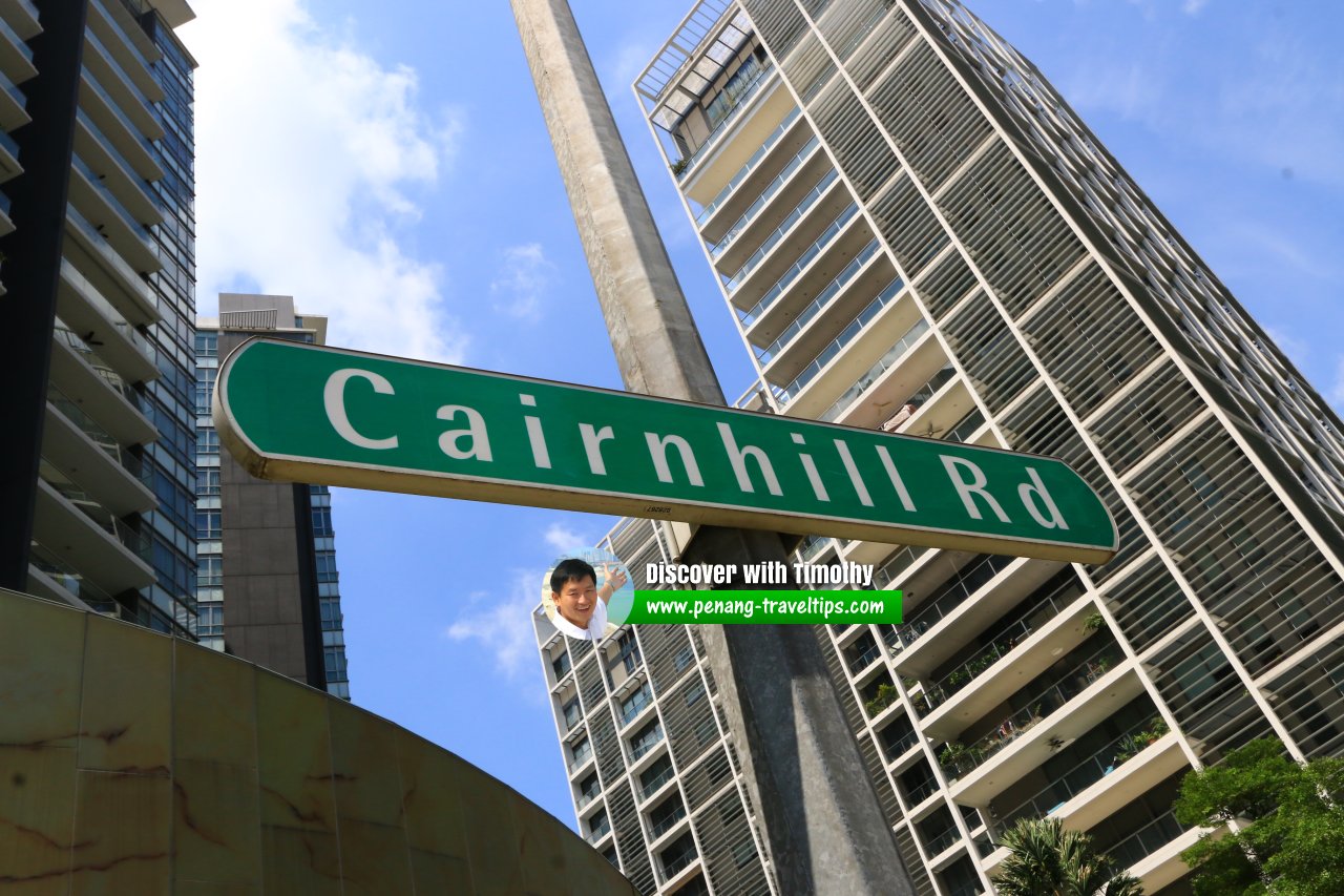 Cairnhill Road roadsign