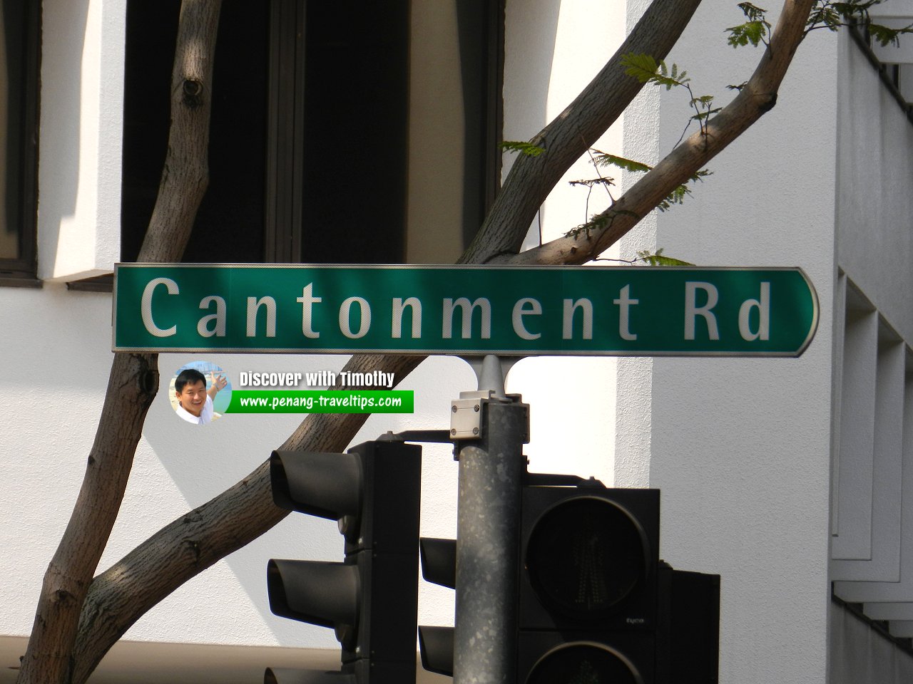 Cantonment Road signboard