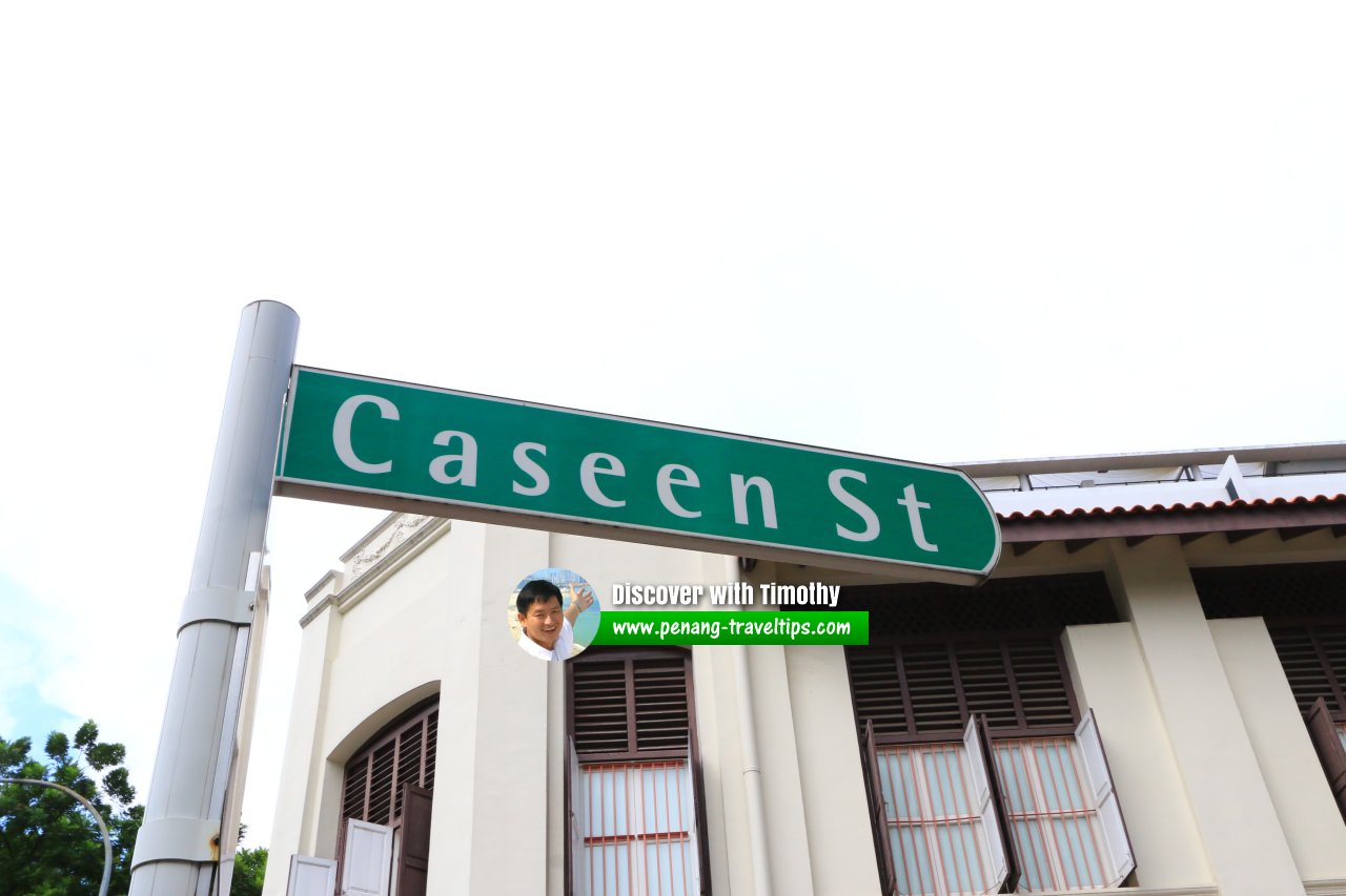 Caseen Street roadsign