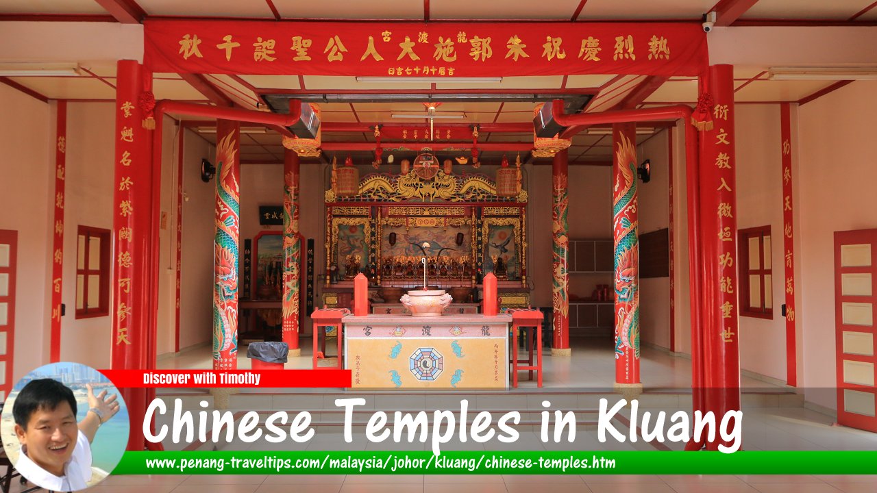 Chinese temples in Kluang