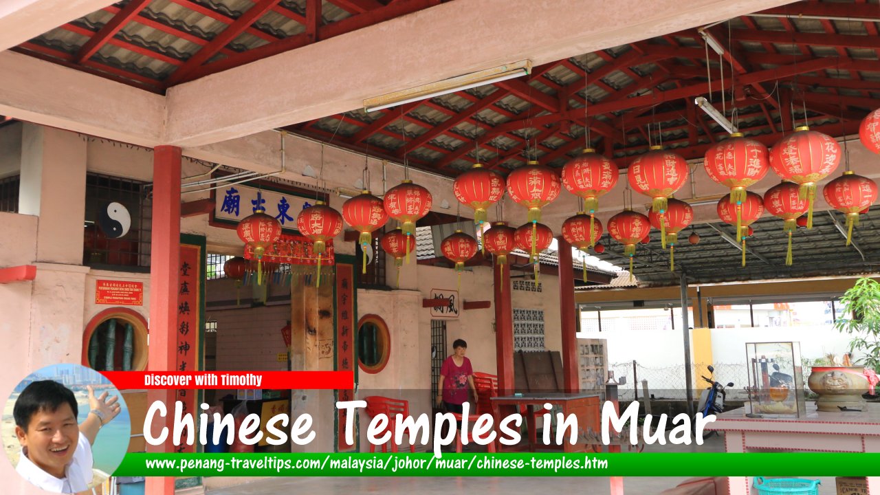 Chinese temples in Muar