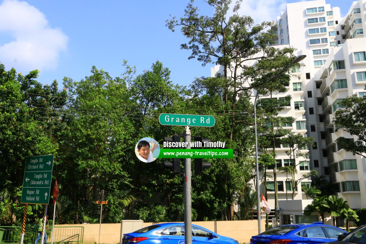 Grange Road roadsign