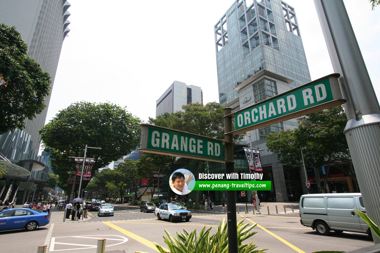 Grange Road Intersection with Orchard Road