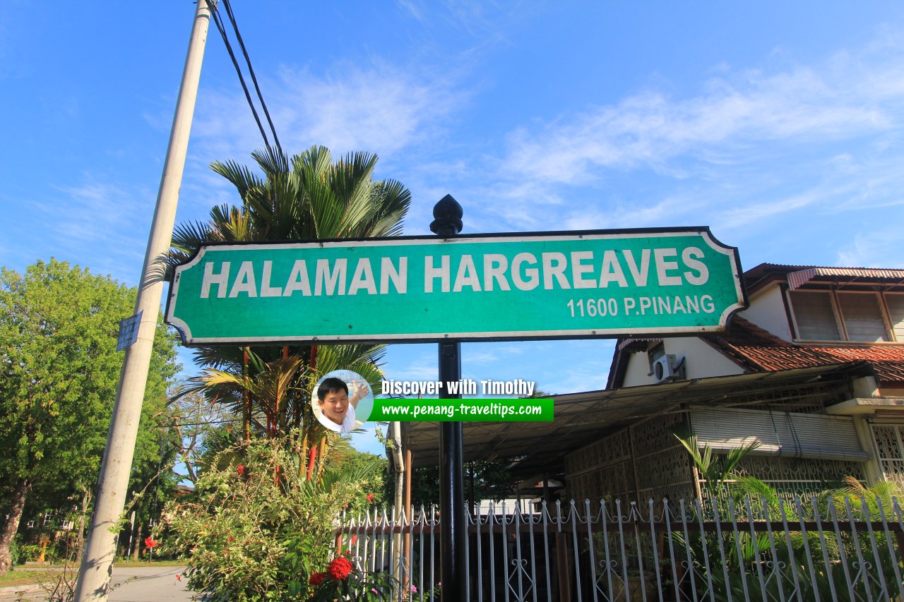 Halaman Hargreaves roadsign