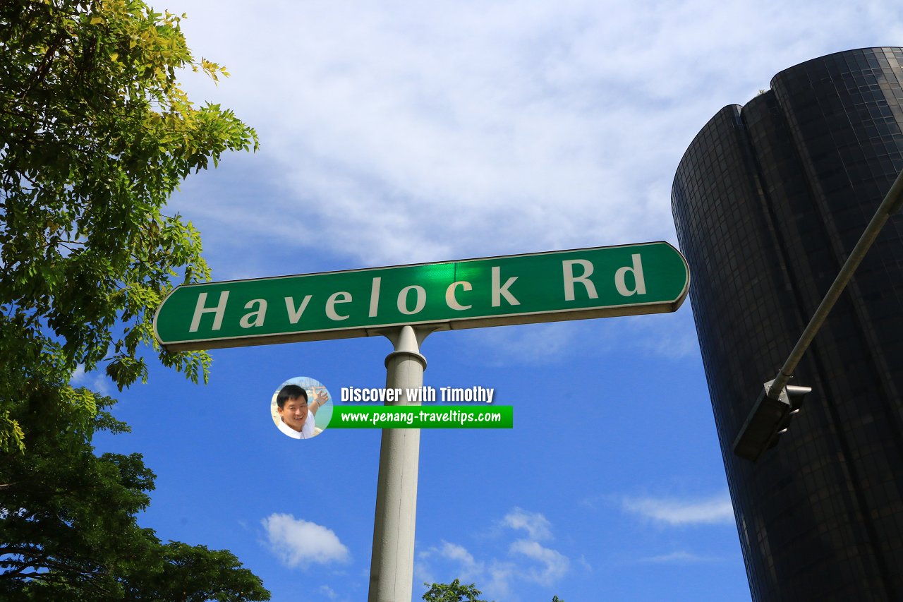 Havelock Road roadsign