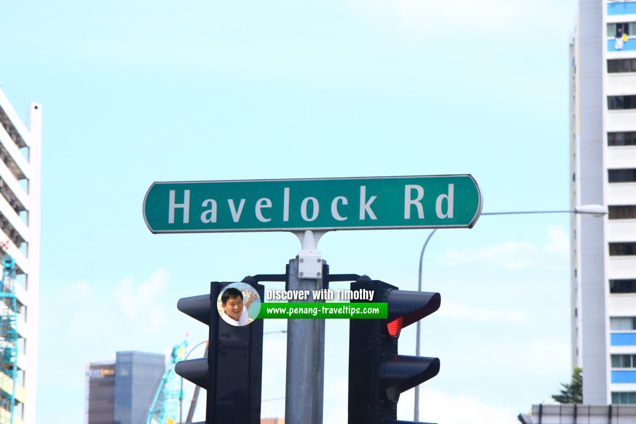 Havelock Road roadsign