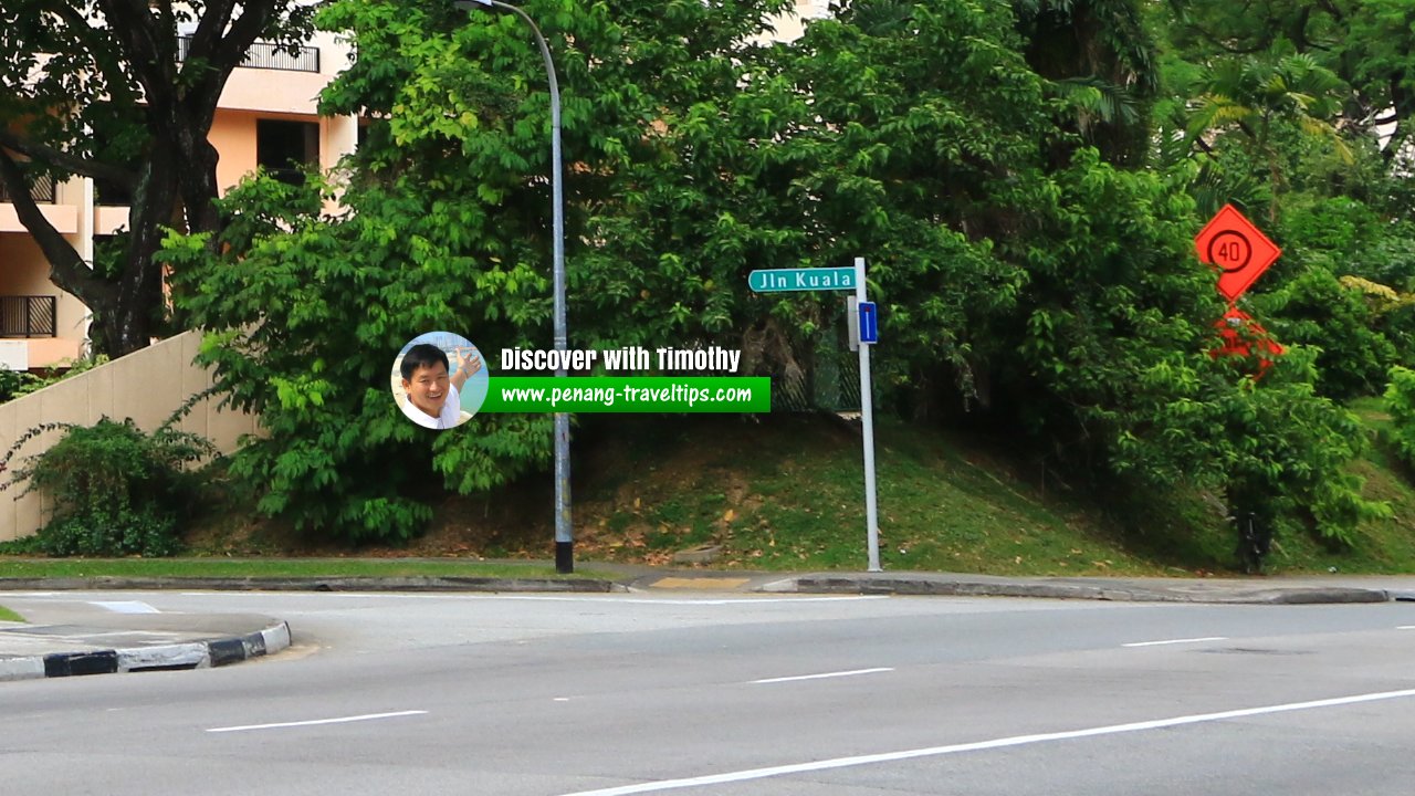 Jalan Kuala roadsign