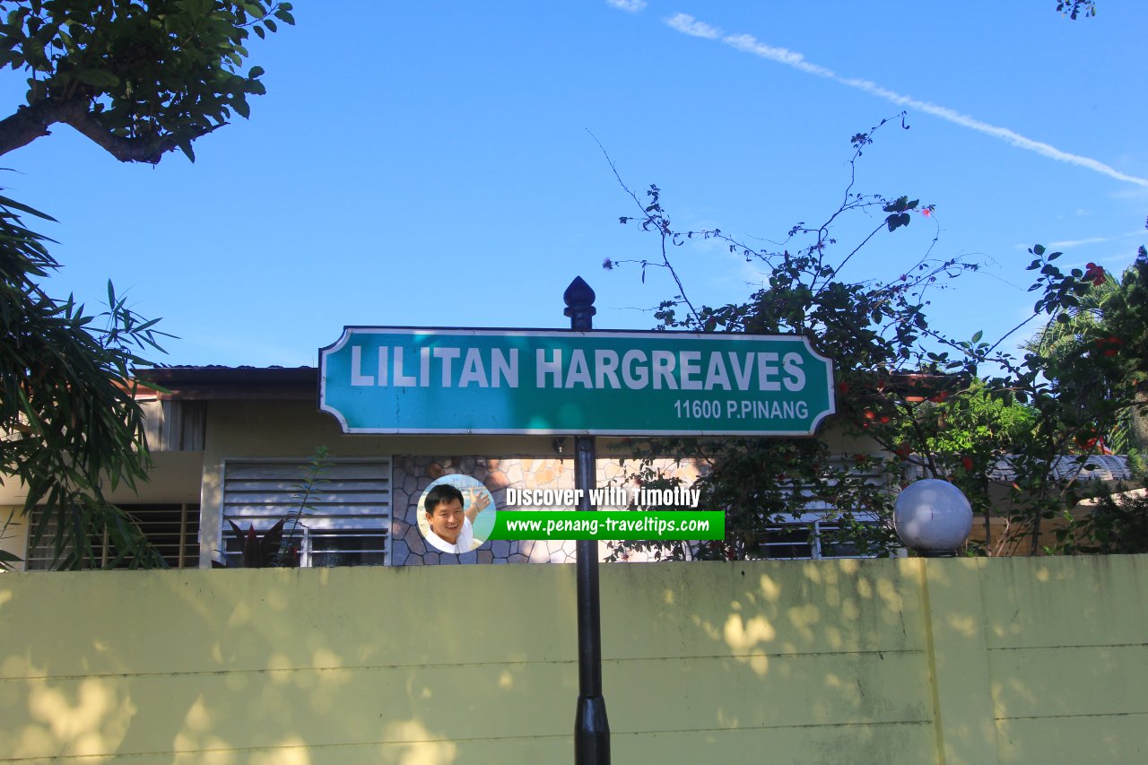 Lilitan Hargreaves roadsign