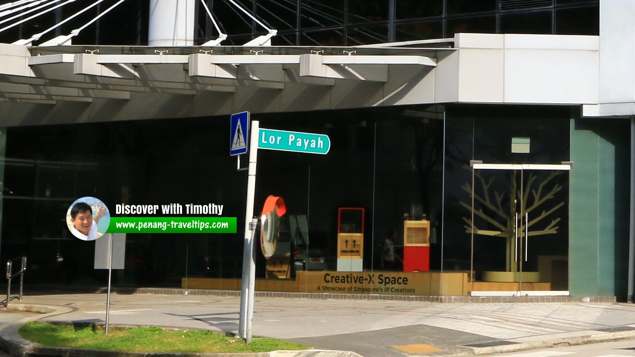 Lorong Payah roadsign