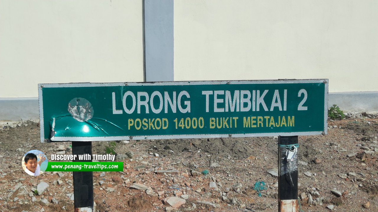Lorong Tembikai 2 roadsign