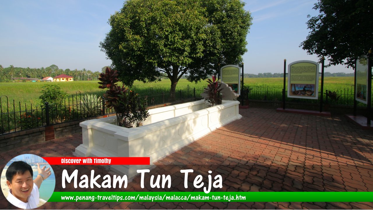 Path to Makam Tun Teja in Merlimau, Malacca