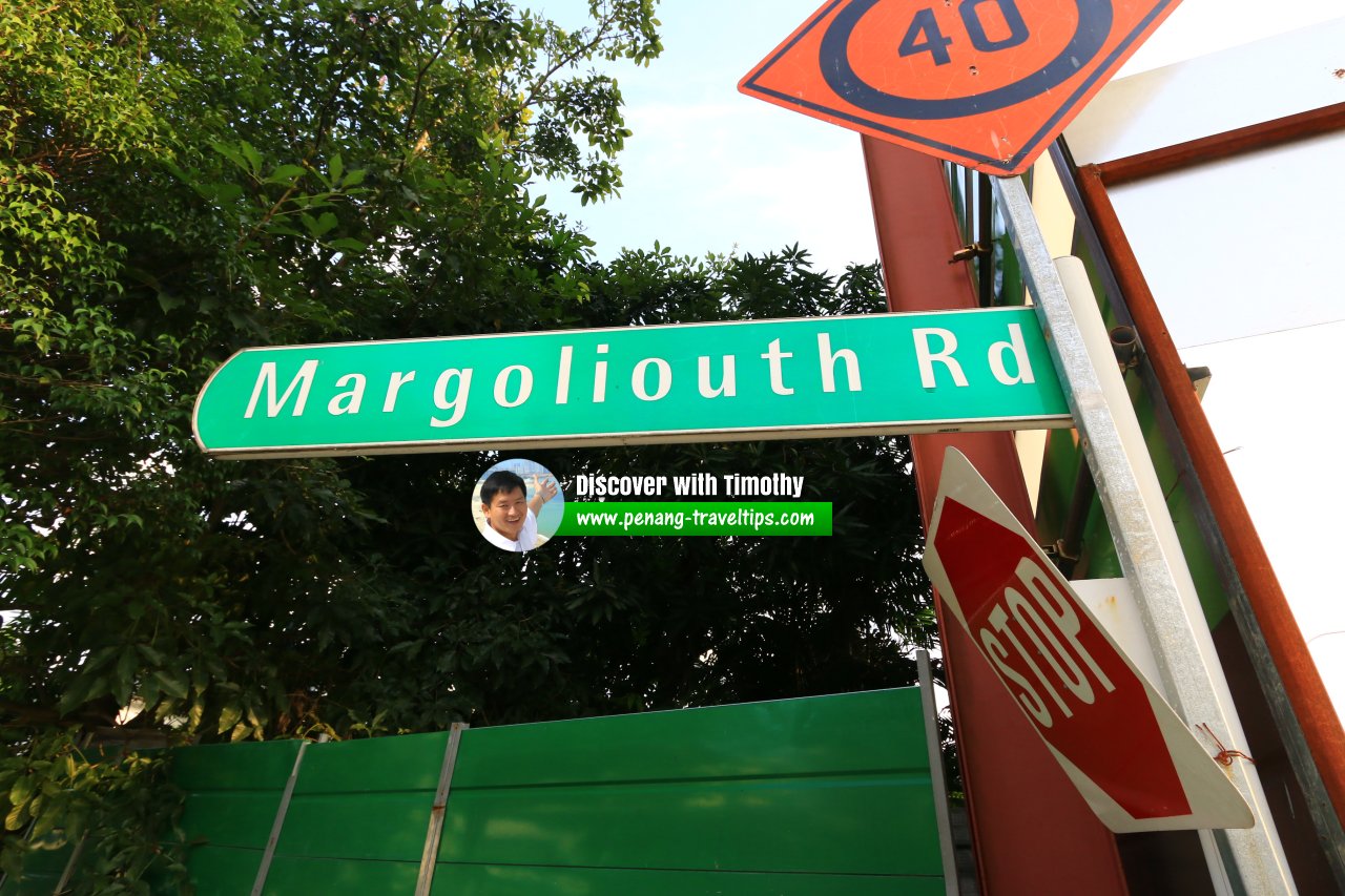 Margoliouth Road roadsign