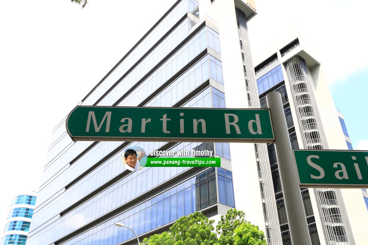 Martin Road roadsign