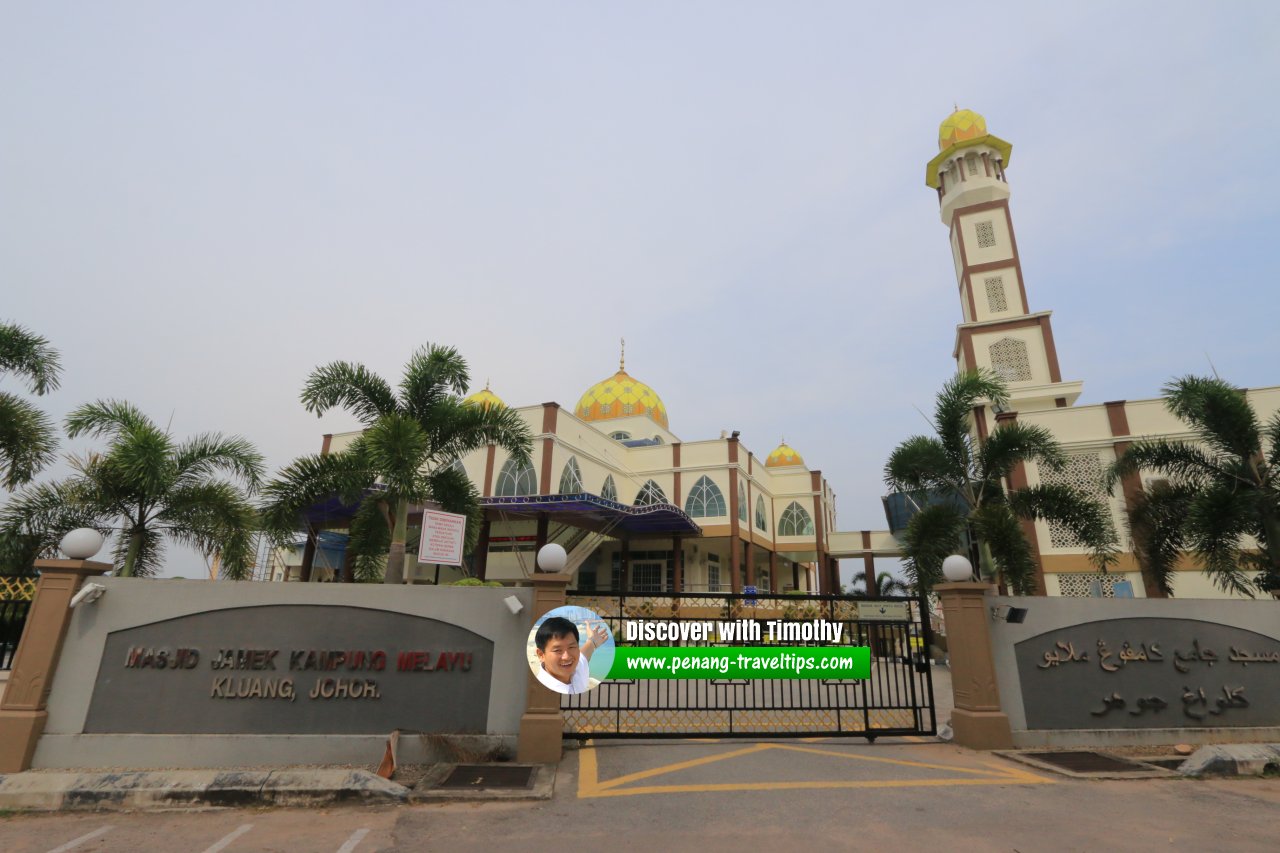 Masjid Jamek Kampung Melayu, Kluang