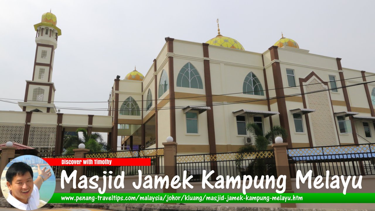 Masjid Jamek Kampung Melayu, Kluang