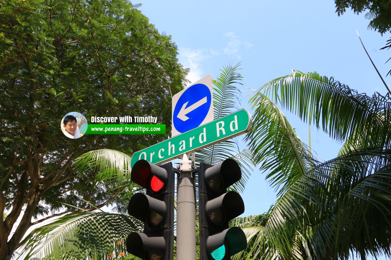 Orchard Road roadsign
