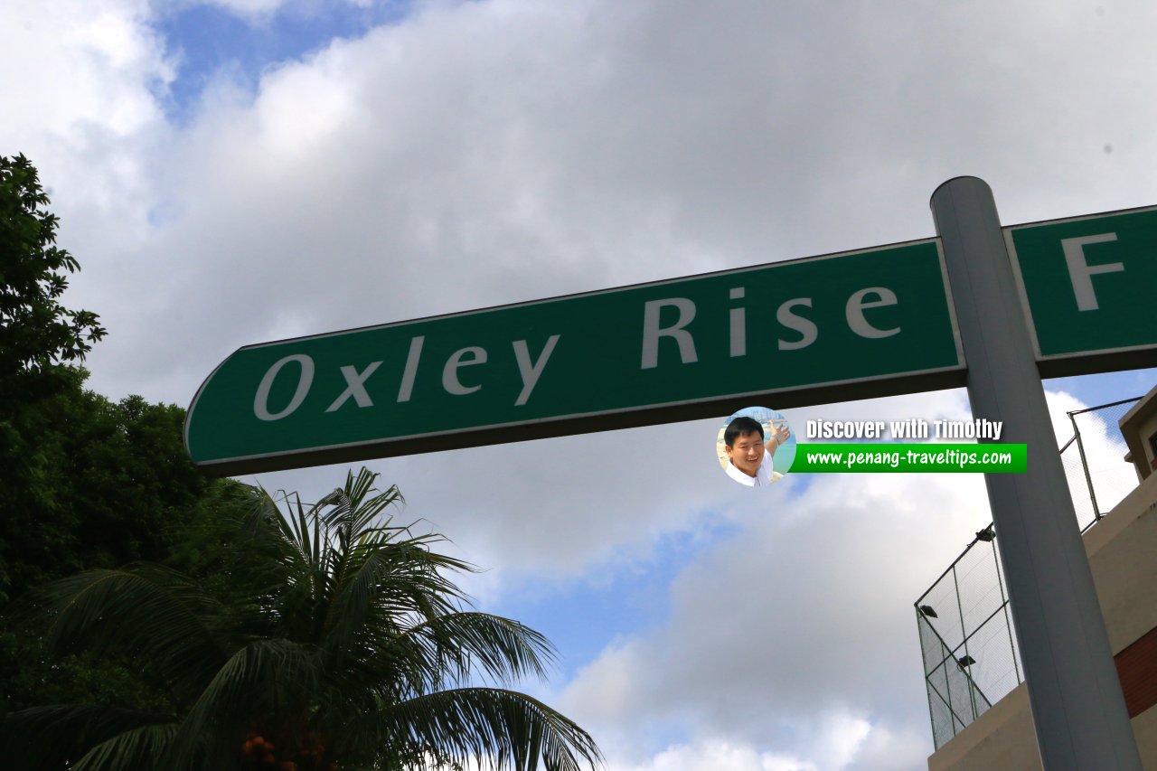 Oxley Rise roadsign
