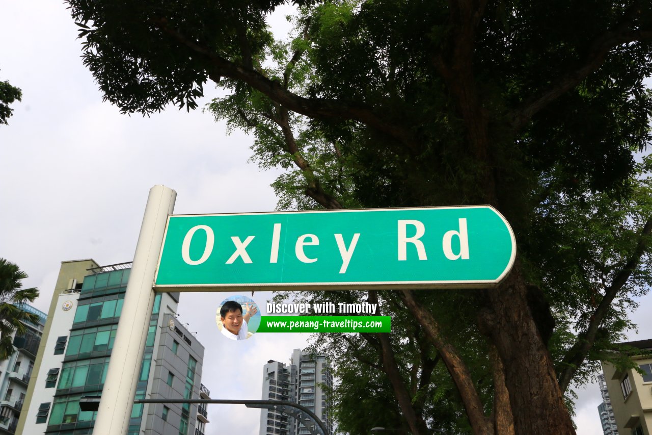 Oxley Road roadsign