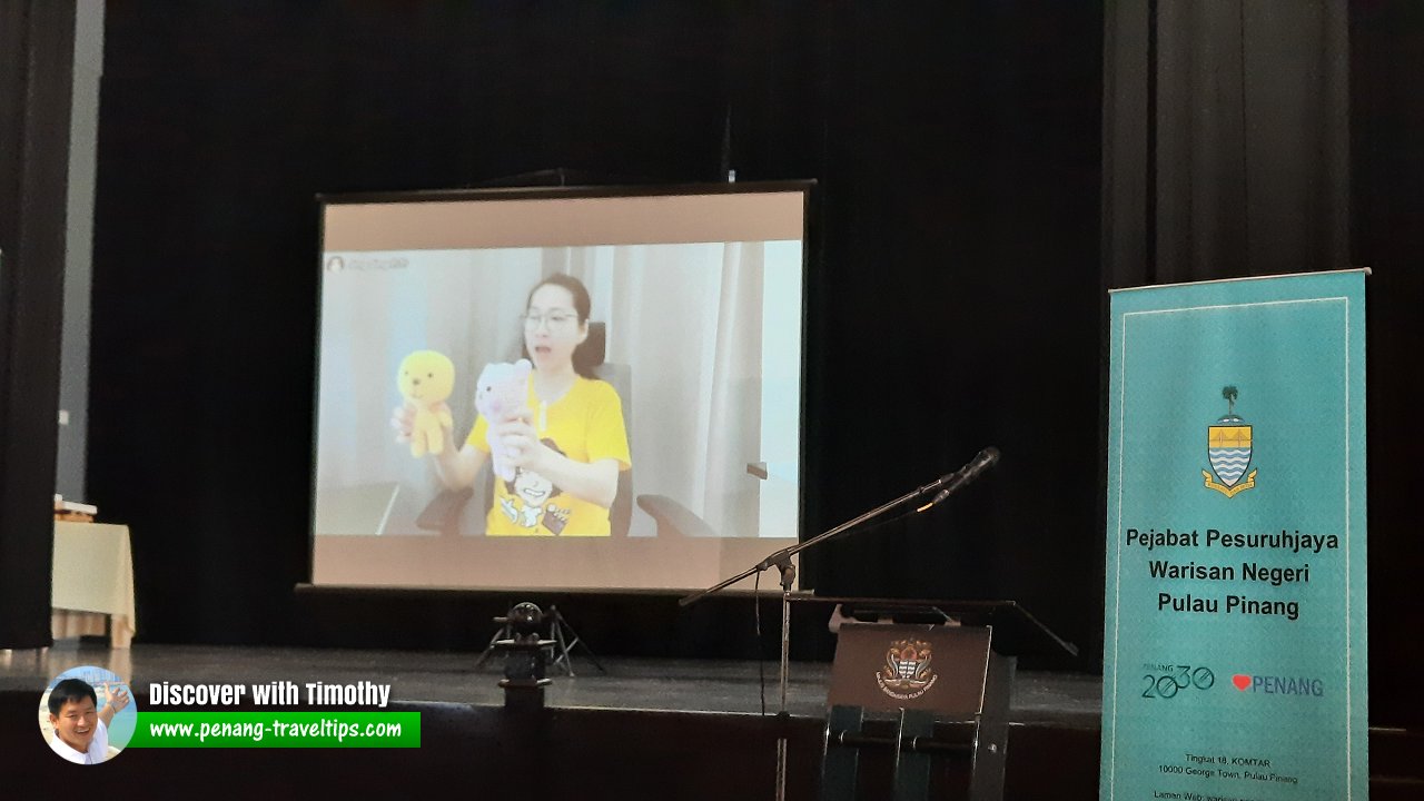Penang Hokkien comedy YouTuber Jing Jing presented her sketch