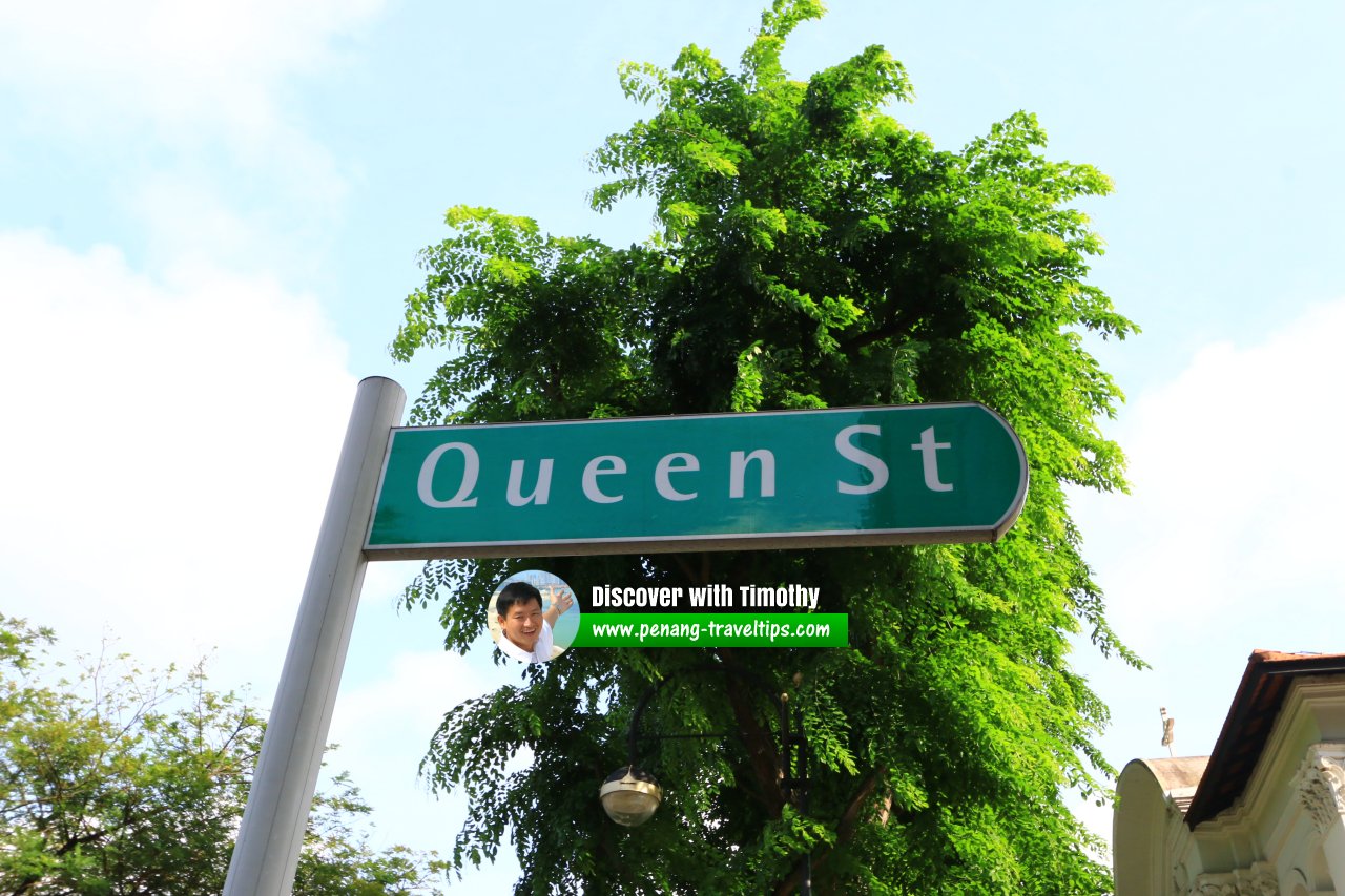 Queen Street roadsign